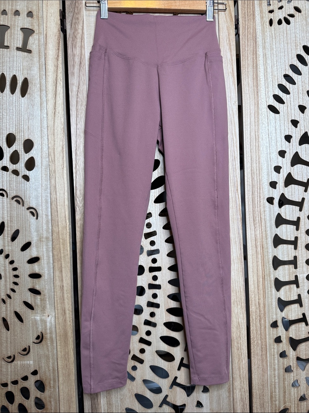 PINK Victoria's Secret Mauve Pocket Leggings